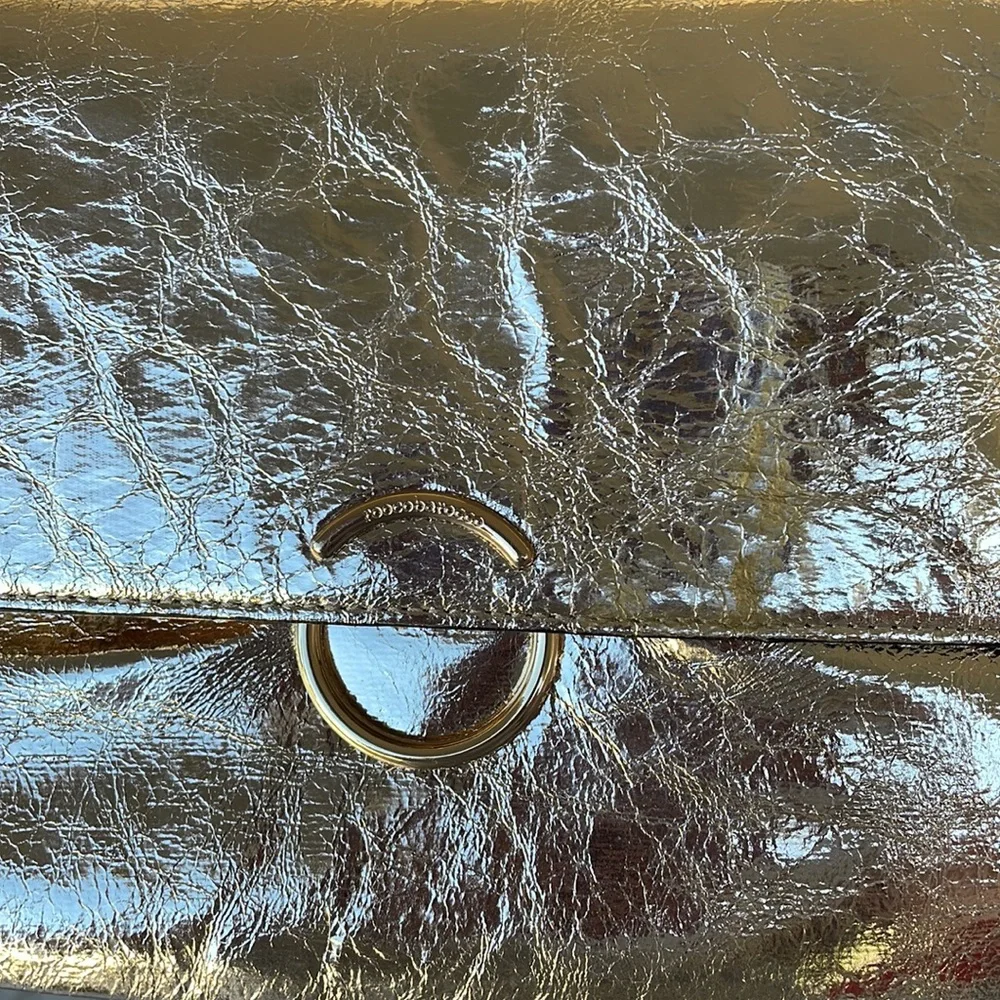 Rocco Barocco Gold Italian Brand Bag NWT - Picture 11 of 11